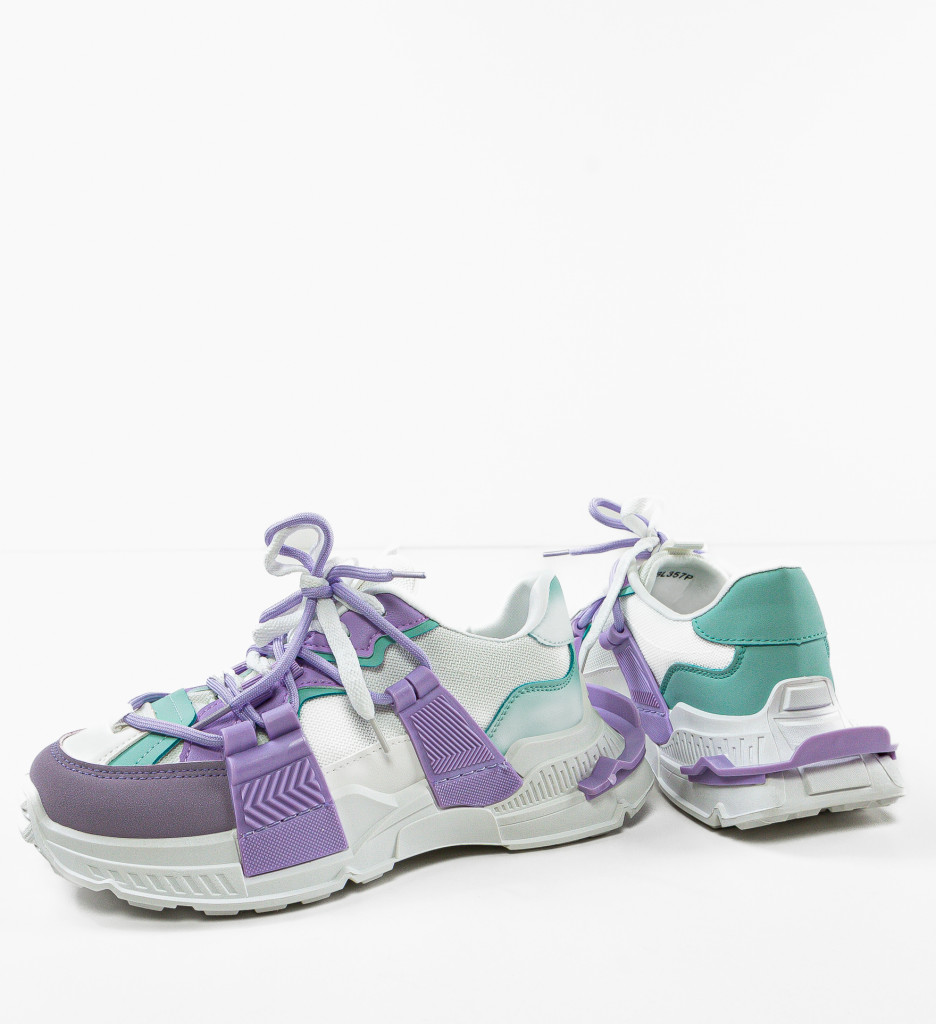 Sneakers Dama Tucker Mov - Confort si Stil - imagine 8