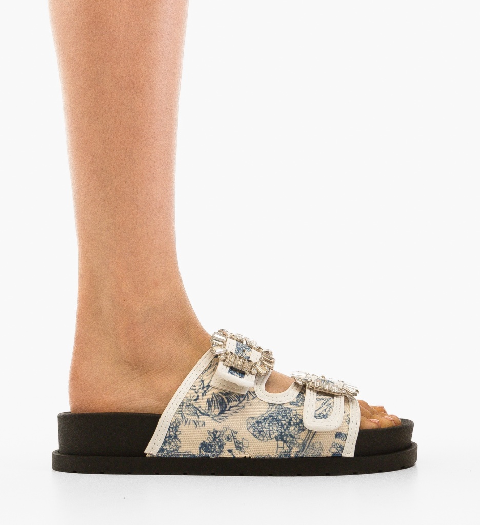 Papuci Dama Hooper Albi - Confort și Eleganță - imagine 6