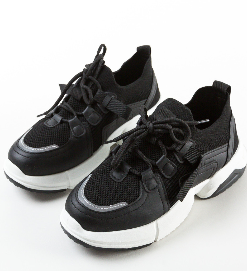 Sneakers Dama Munro Negri - Confort & Stil - imagine 7