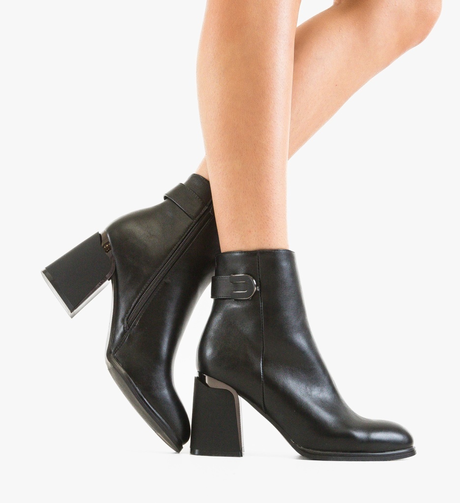 Botine Sammy Negre din Piele | Confort și Stil - imagine 9