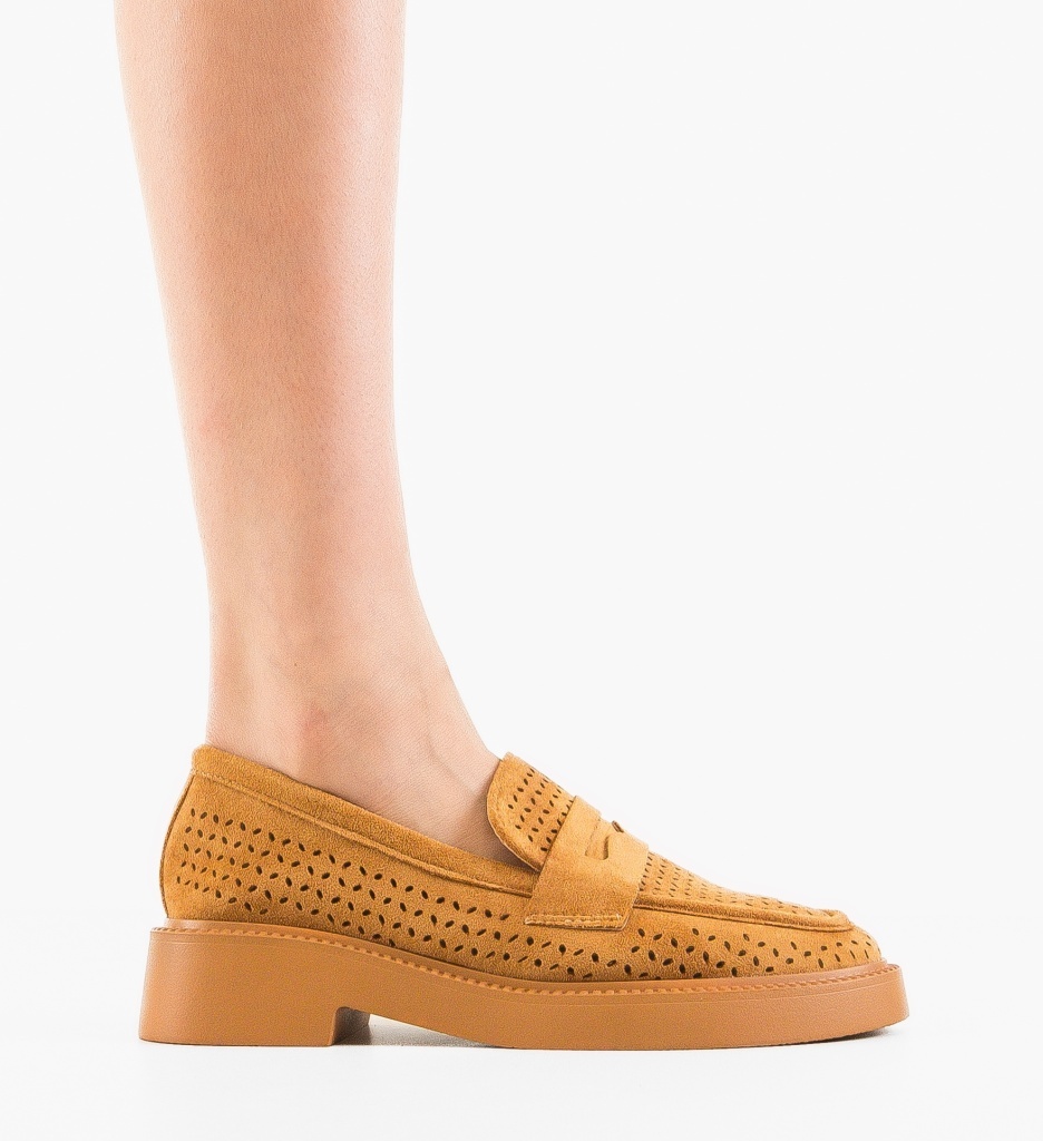 Pantofi Casual Rehid Camel - Confort și Stil - imagine 6