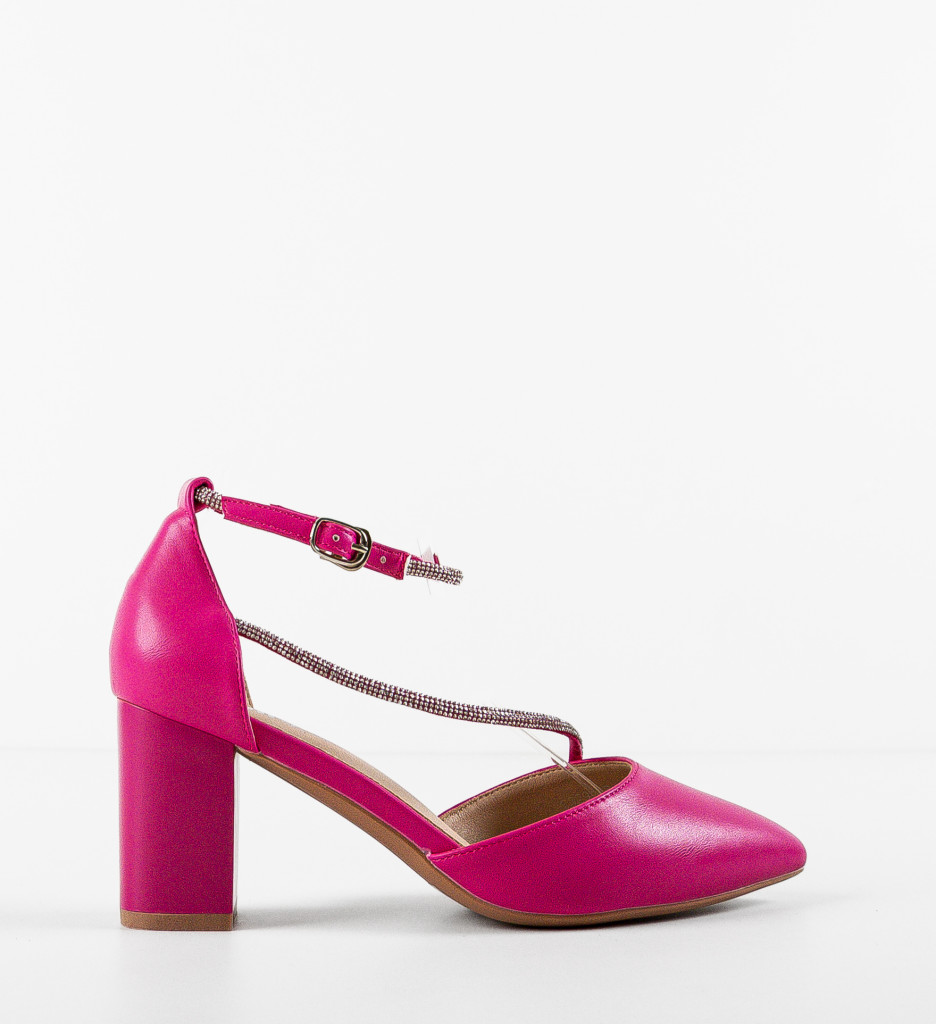 Pantofi Toc Zayat Fuchsia | Eleganță și Stil - imagine 6