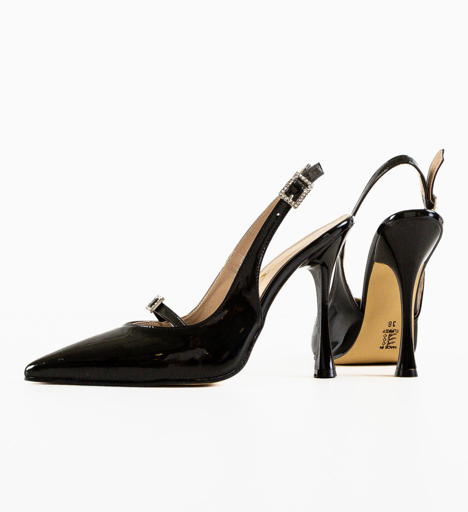 Pantofi Zeroun Negri - Eleganță și Stil - imagine 8
