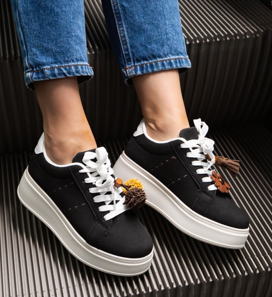 Sneakers dama Kukar Negri - Confort Sport