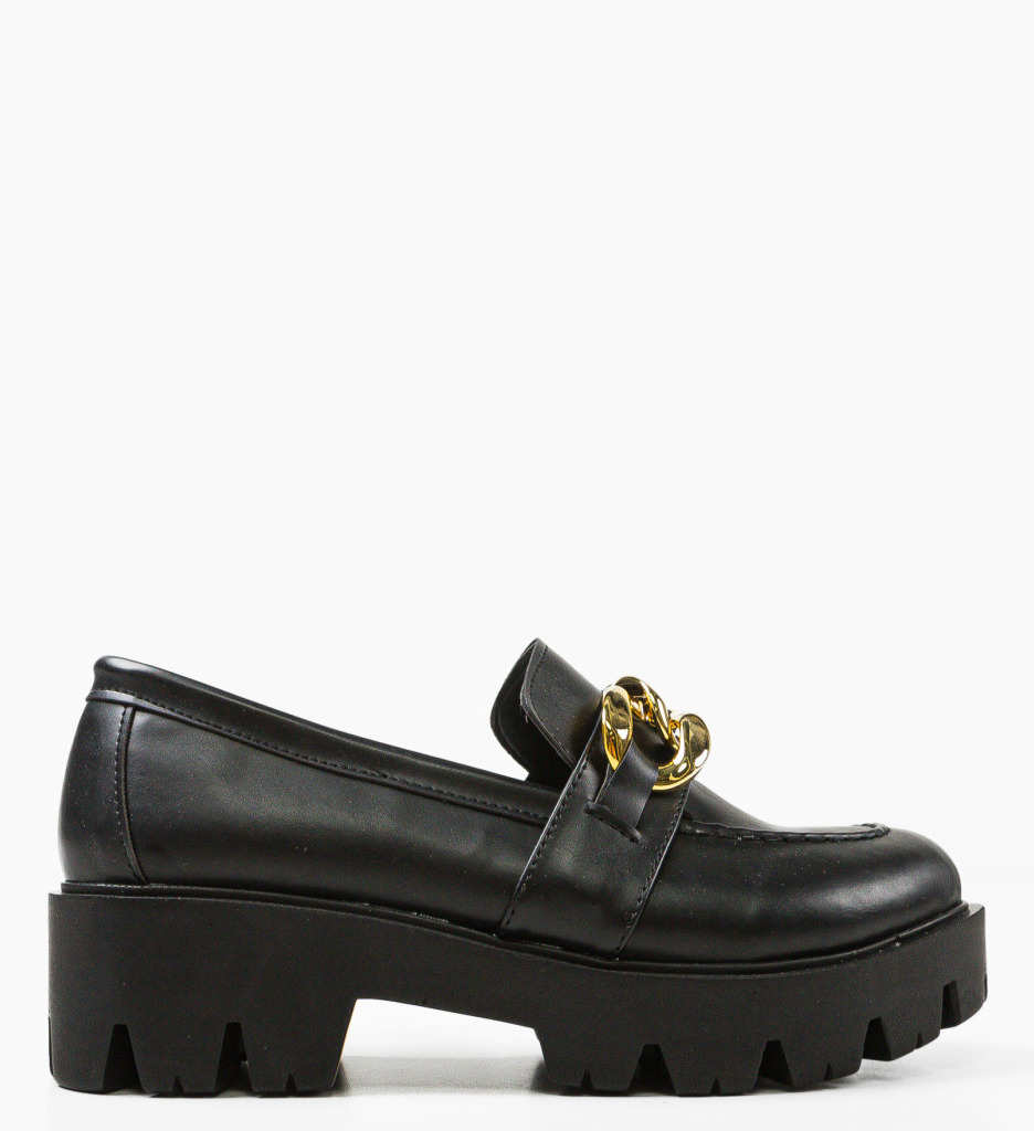 Pantofi Casual Gely Negri | Confort și Stil - imagine 4