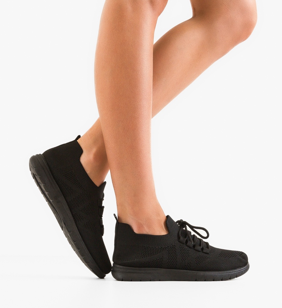 Sneakers Hildred Negri - Confort și Stil Urban - imagine 2