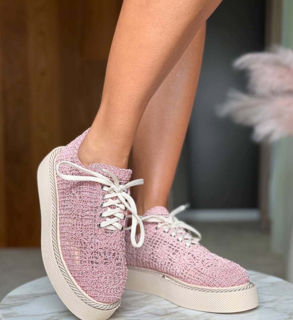 Pantofi Casual Ystory Roz - Confort și Stil - imagine 4