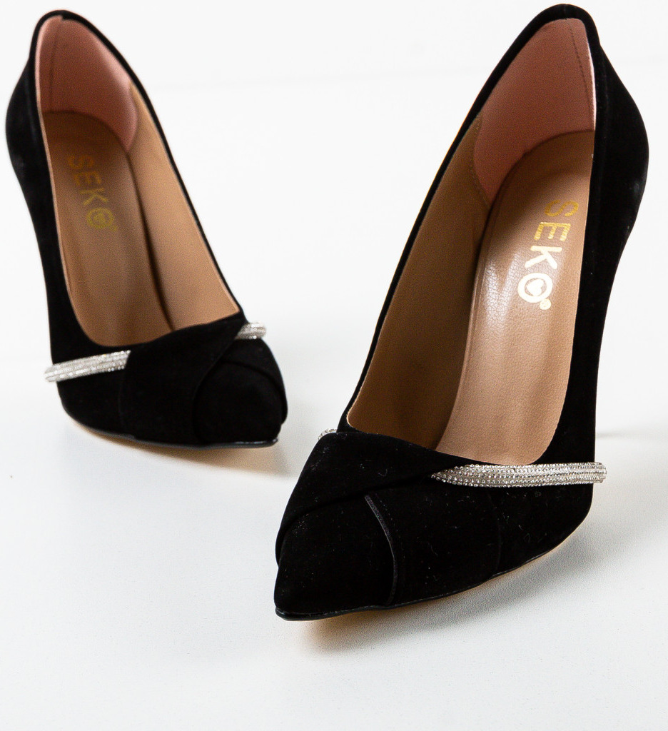 Pantofi Dama Opect Negri | Eleganță și Stil - imagine 5