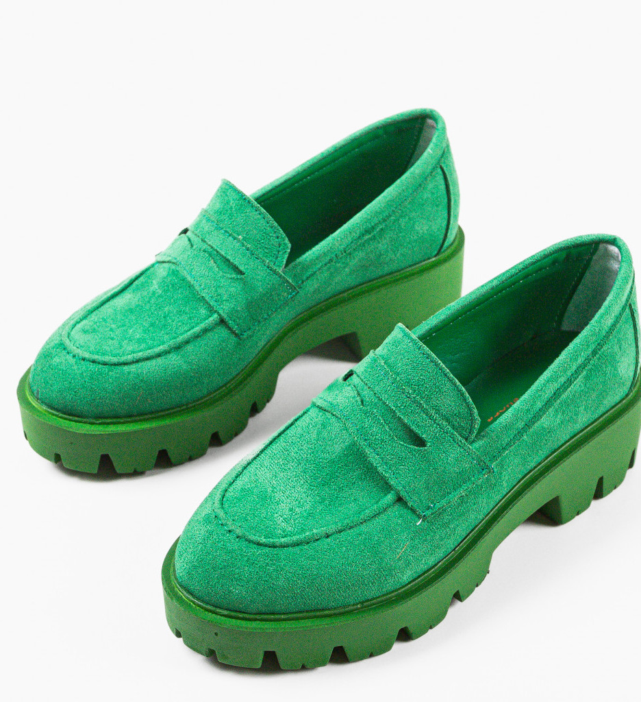 Pantofi Casual Gyna Verzi - Confort și Stil - imagine 6
