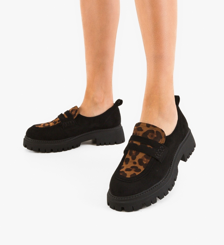 Pantofi Casual Dama Laje Negri - Eleganță Zilnică - imagine 4