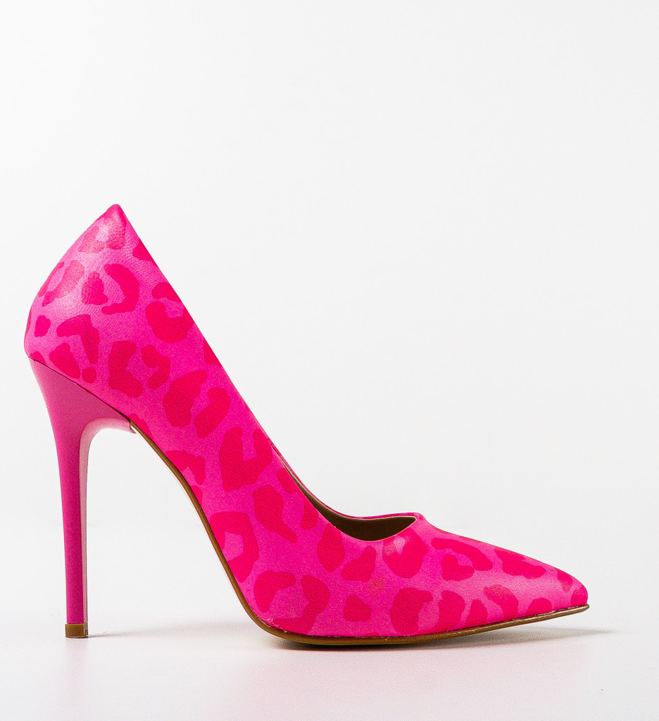 Pantofi dama Ojal Fuchsia eleganți - imagine 4