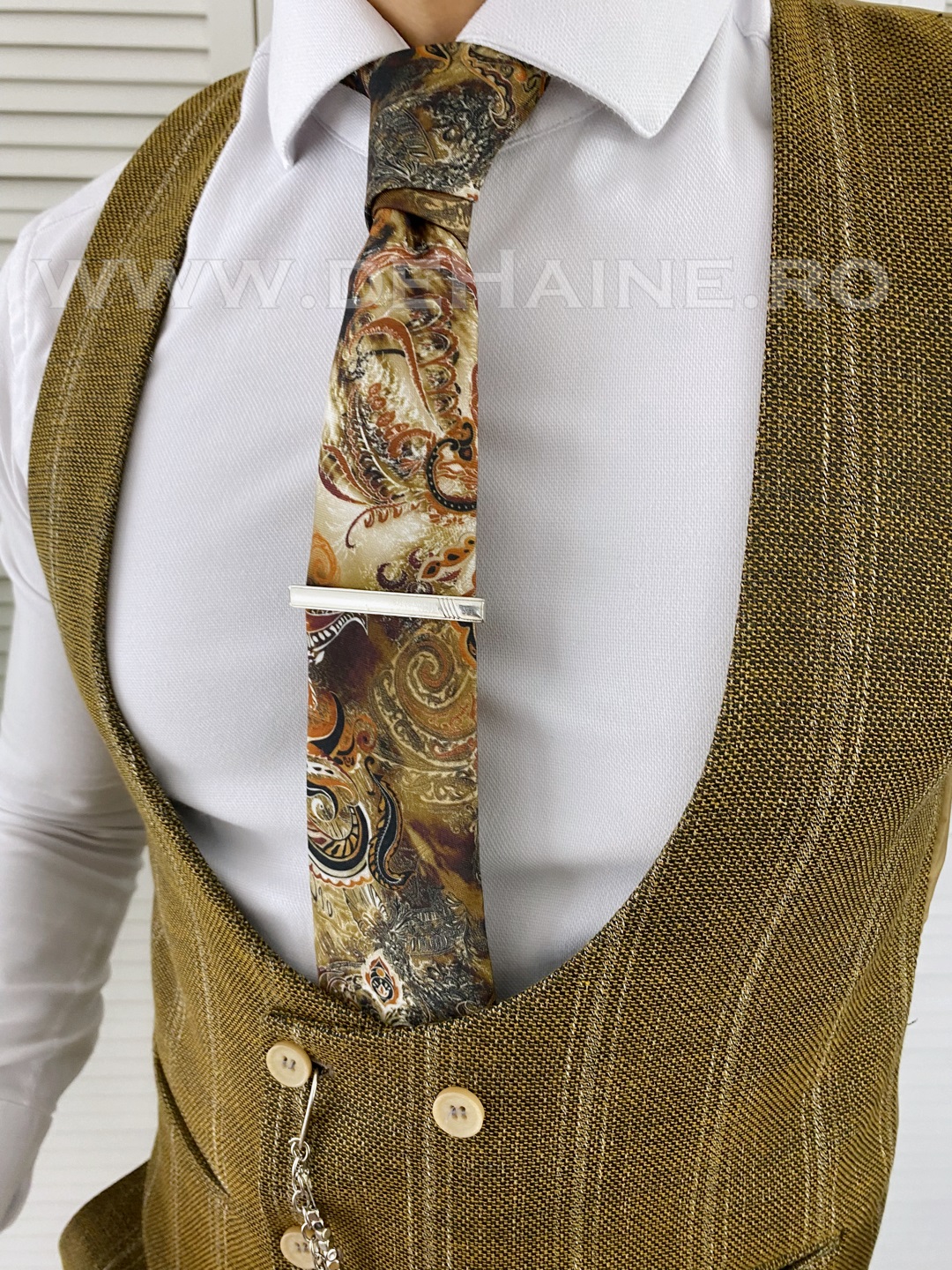 Cravată Bărbați Elegantă B5565 Stil Clasic