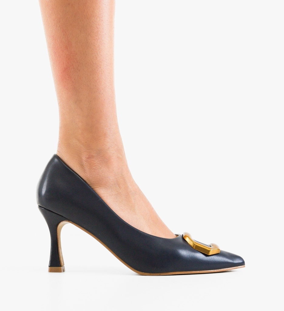 Pantofi Stiletto Dama Lynda Bleumarin - Eleganță - imagine 2