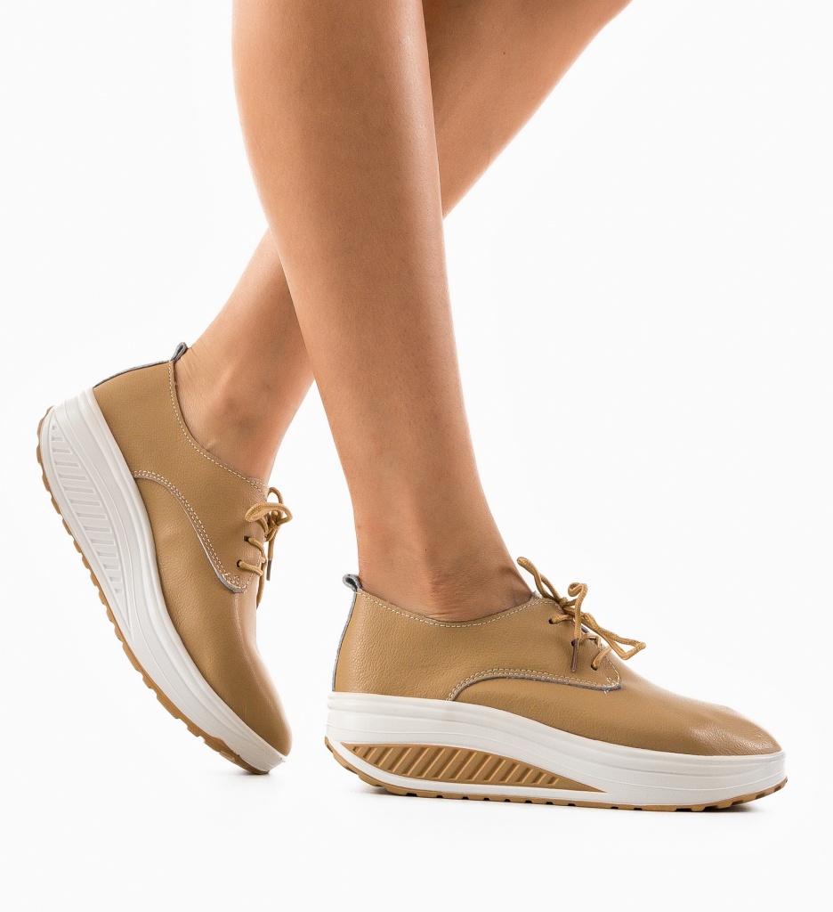 Pantofi Casual Kleak Bej - Confort și Stil - imagine 2