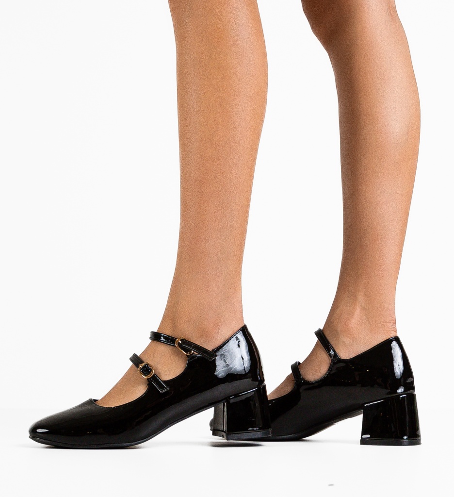 Pantofi Vilizi Negri - Eleganță și Confort - imagine 3
