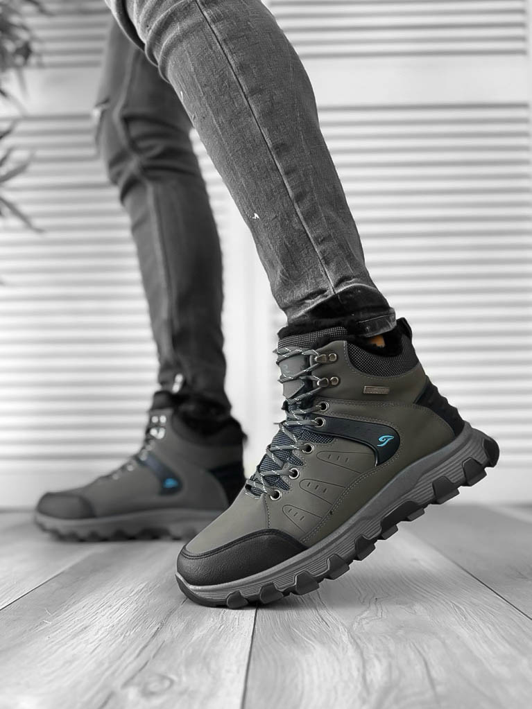 Bocanci Barbati Imblaniti Kaki - Căldură și Confort