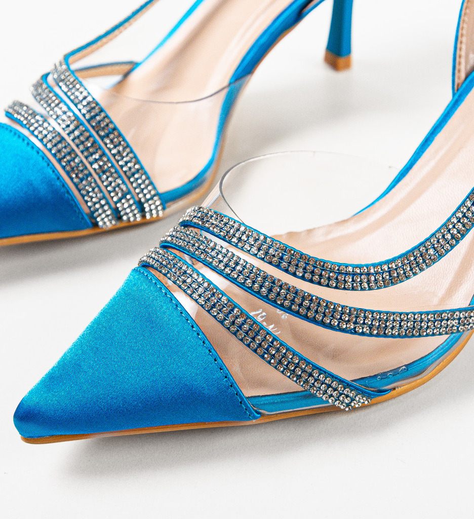Pantofi Toc Yildiz Albastri - Eleganță & Stil - imagine 6