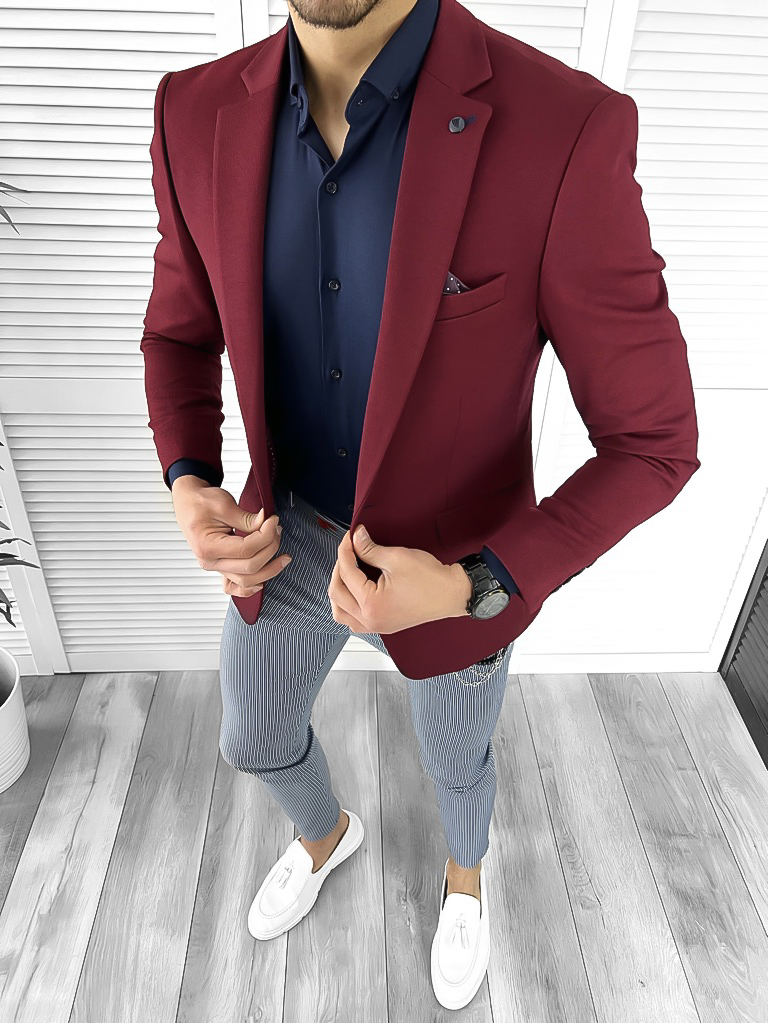 Ținută Barbati Smart Casual 3 Piese - Eleganță Slim Fit
