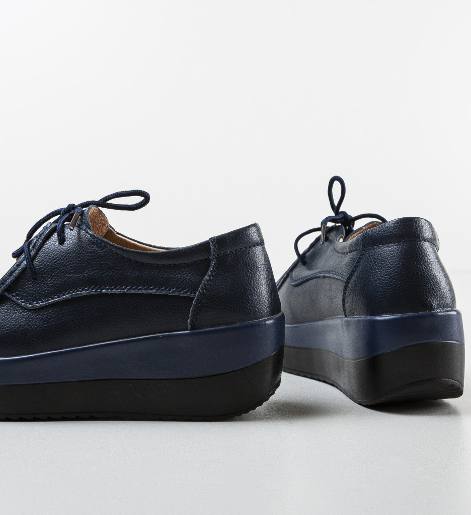 Pantofi Casual Vlasta Bleumarin - Confort și Eleganță - imagine 6