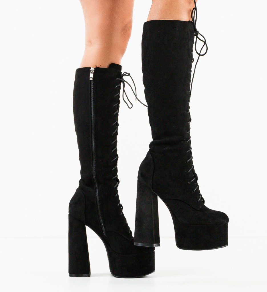 Cizme Bellona Negre - Eleganță și Confort - imagine 3
