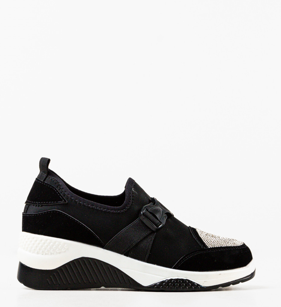 Sneakers Tensive Negri | Confort și Stil Urban - imagine 4