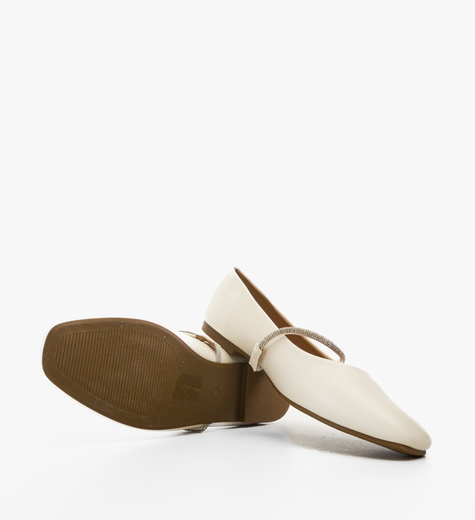 Balerini Dama Albi Confortabili | Casual Chic - imagine 6