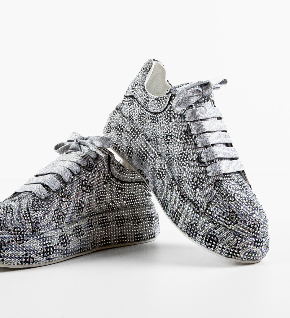 Sneakers Dama Behrooz Gri - Confort & Stil - imagine 6