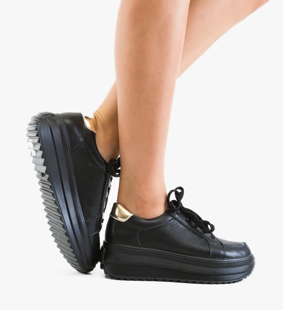 Pantofi Casual Cazmi Negri – Eleganță și Confort Zilnic