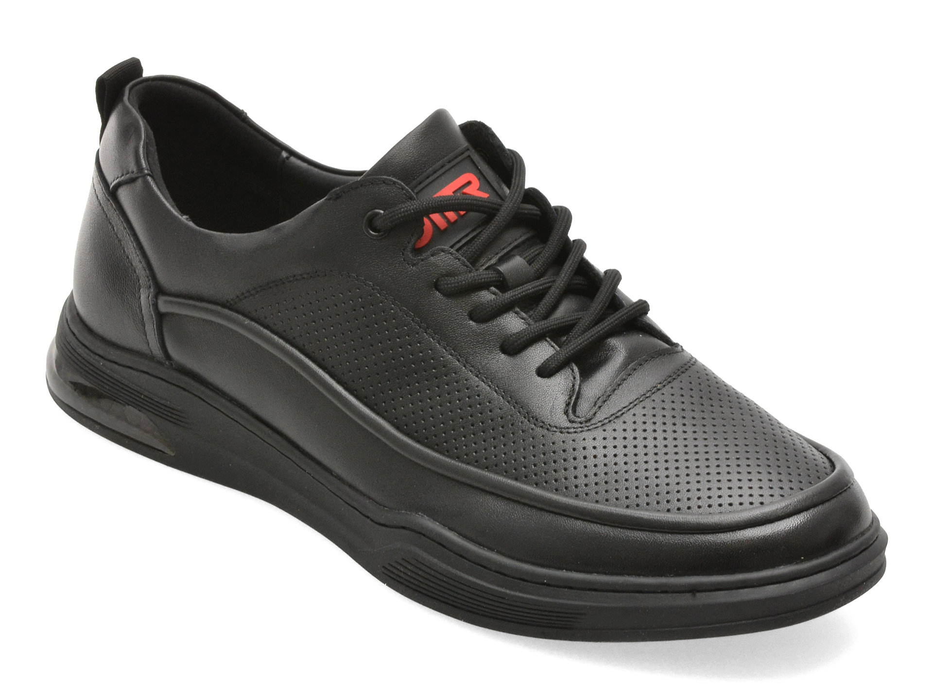 Pantofi Sport OTTER Negri Piele Naturală
