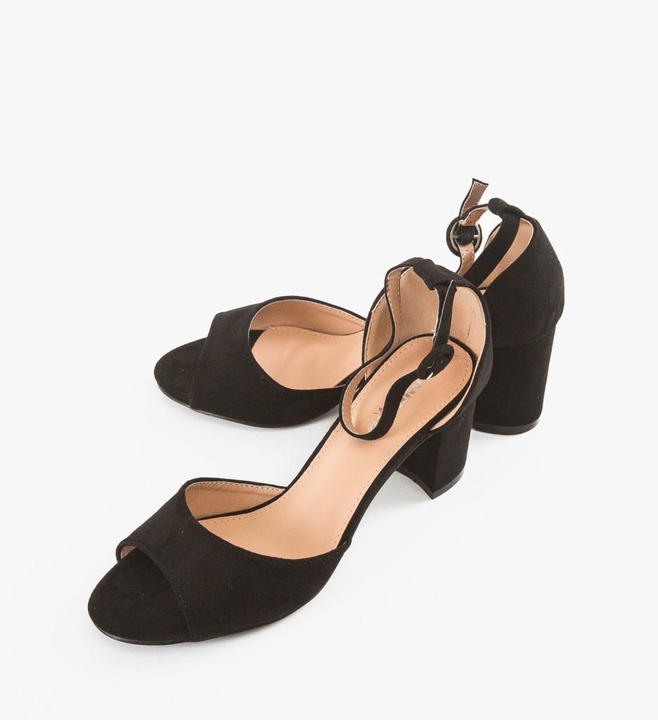 Sandale cu Toc Duncan Negre | Eleganță și Stil - imagine 7