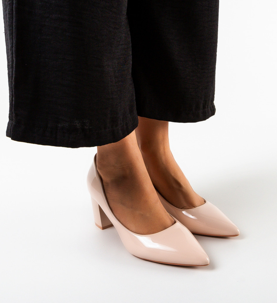 Pantofi dama Monty Bej 2 | Eleganți și Comozi - imagine 4