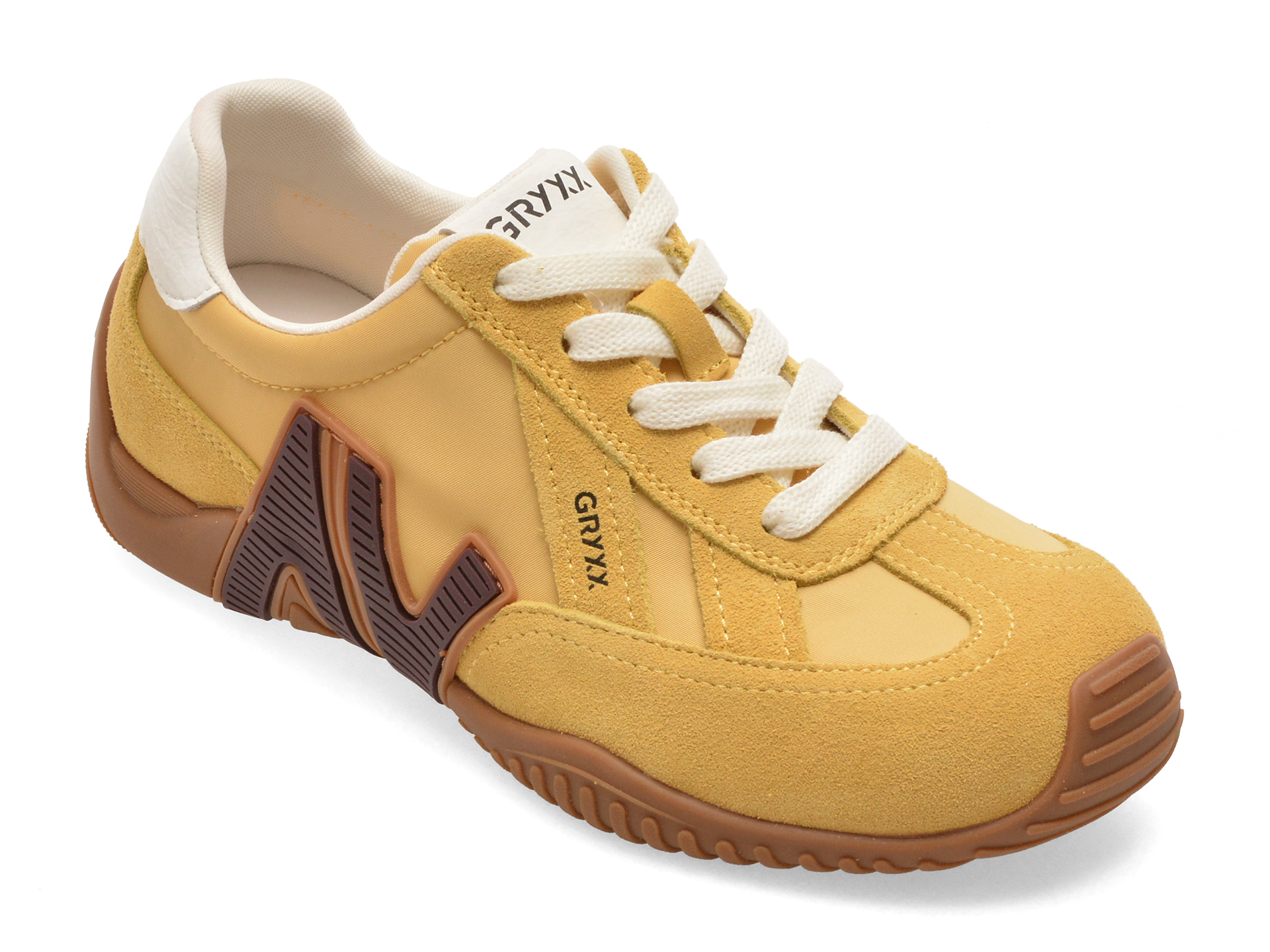 Pantofi Sport GRYXX Galbeni Piele Intoarsa