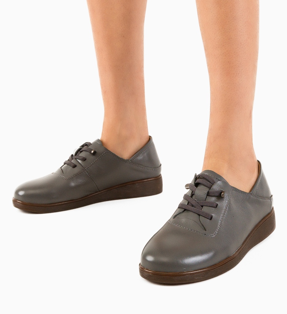 Pantofi Casual Heleg Gri - Confort și Stil Zilnic - imagine 4