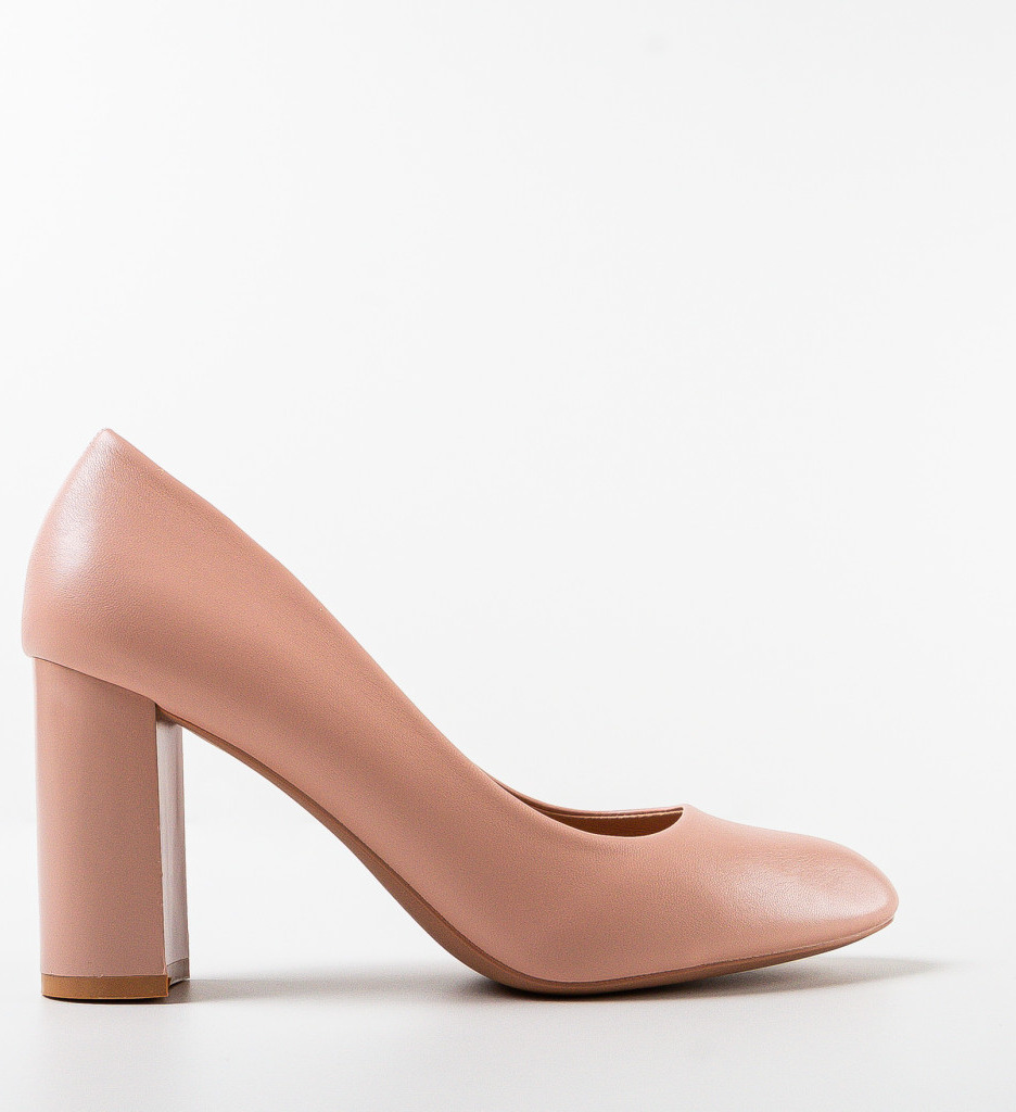 Pantofi Dama Buxton Roz | Toc Elegant - imagine 4