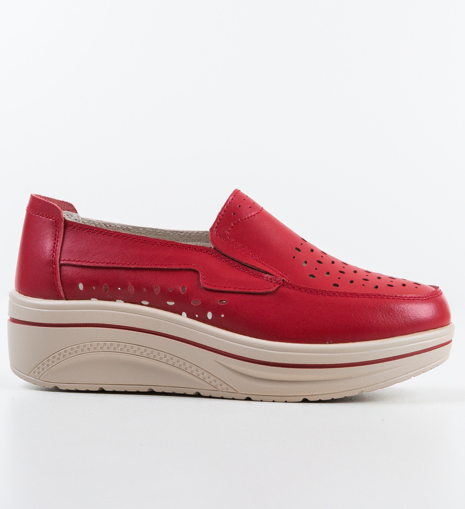 Pantofi Olifram Rosii: Confort și Stil Casual - imagine 7