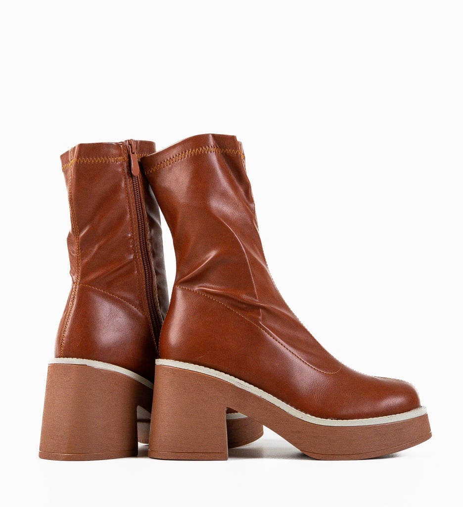 Botine Dama Naom Camel - Eleganță și Confort - imagine 7
