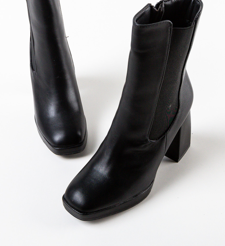 Botine Dama Negon Negre - Stil si Confort - imagine 7