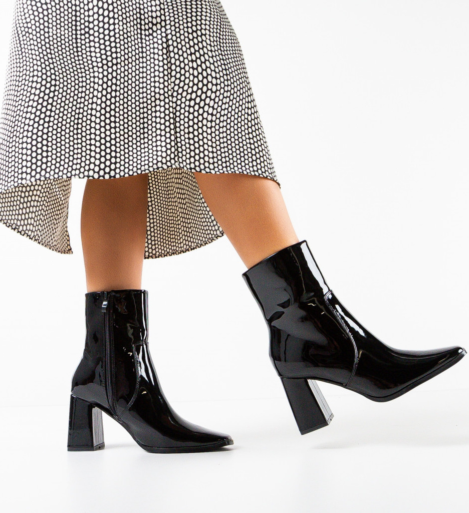 Botine Dama Rafino Negre - Eleganță și Confort - imagine 3