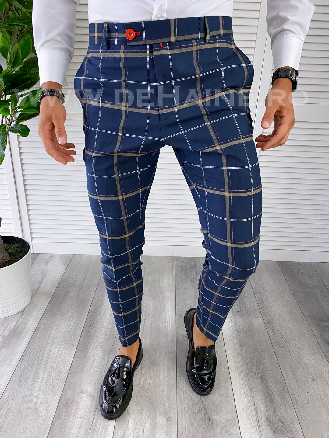 Pantaloni eleganti conici bărbați | Stil office modern