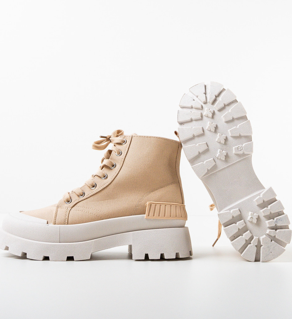 Ghete Dama Amina Khaki | Stil și Confort Urban - imagine 7