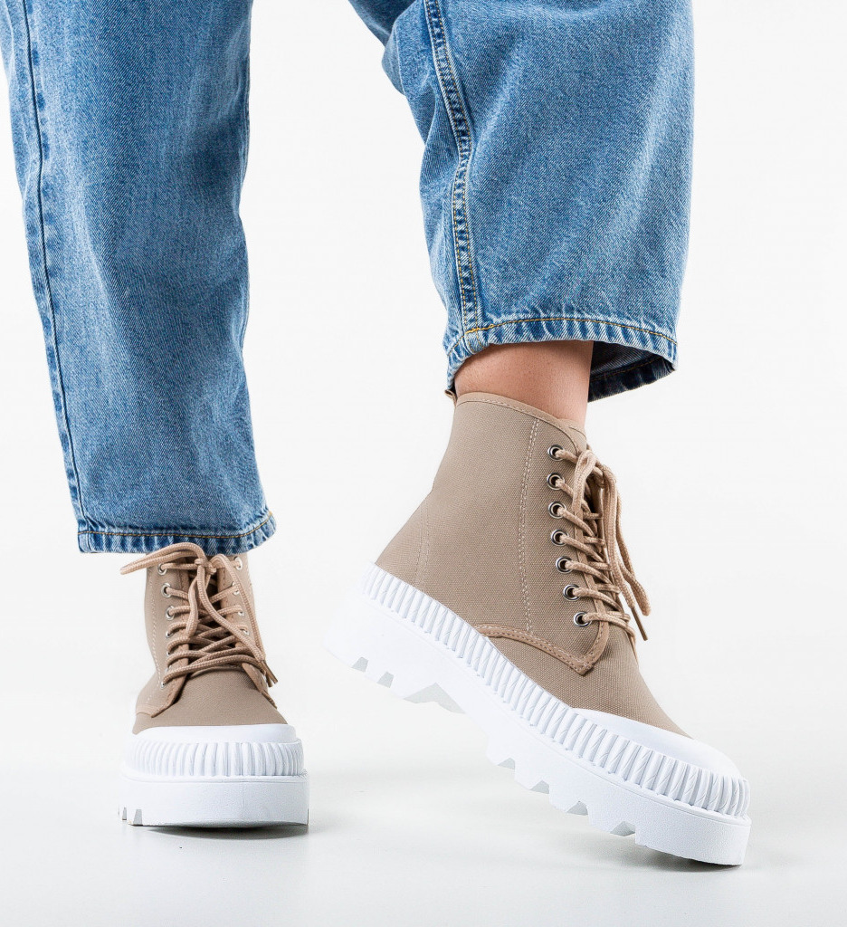 Ghete Elicia Khaki | Stil și Confort - imagine 3