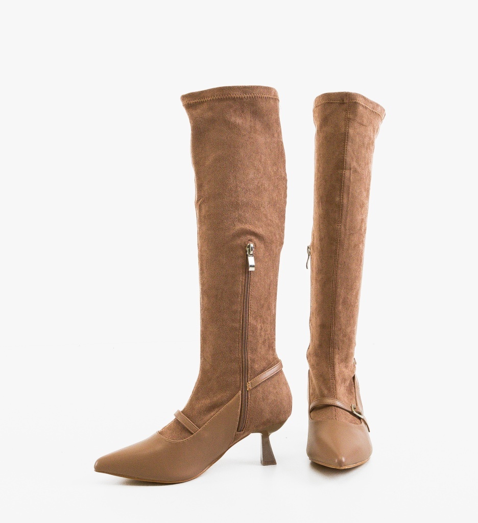 Cizme Dama Kirsten Khaki - Stil și Confort - imagine 5