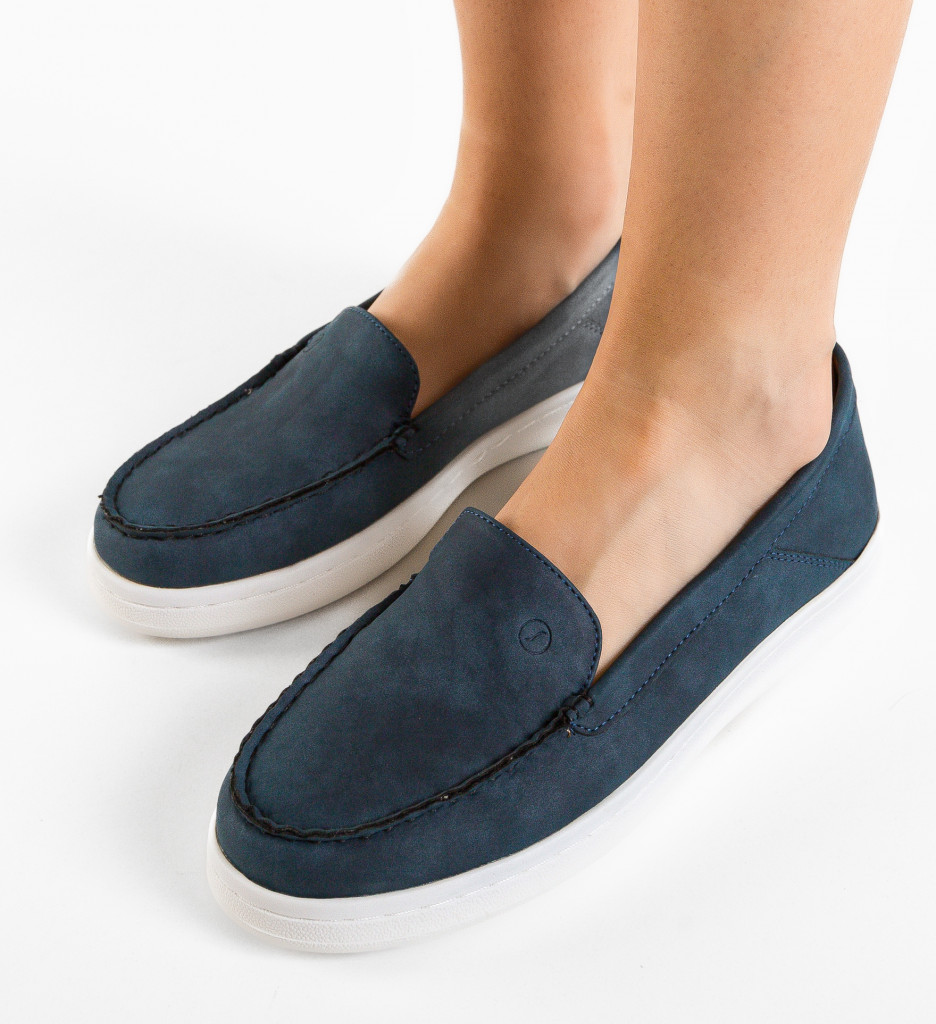 Pantofi Casual Benn Bleumarin | Confort & Stil - imagine 3