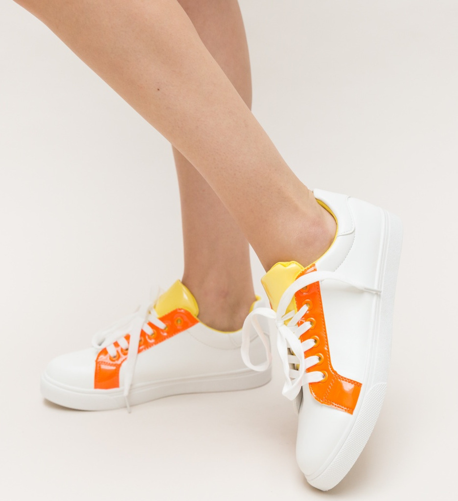 Pantofi Sport Jery Portocalii | Confort și Stil - imagine 3