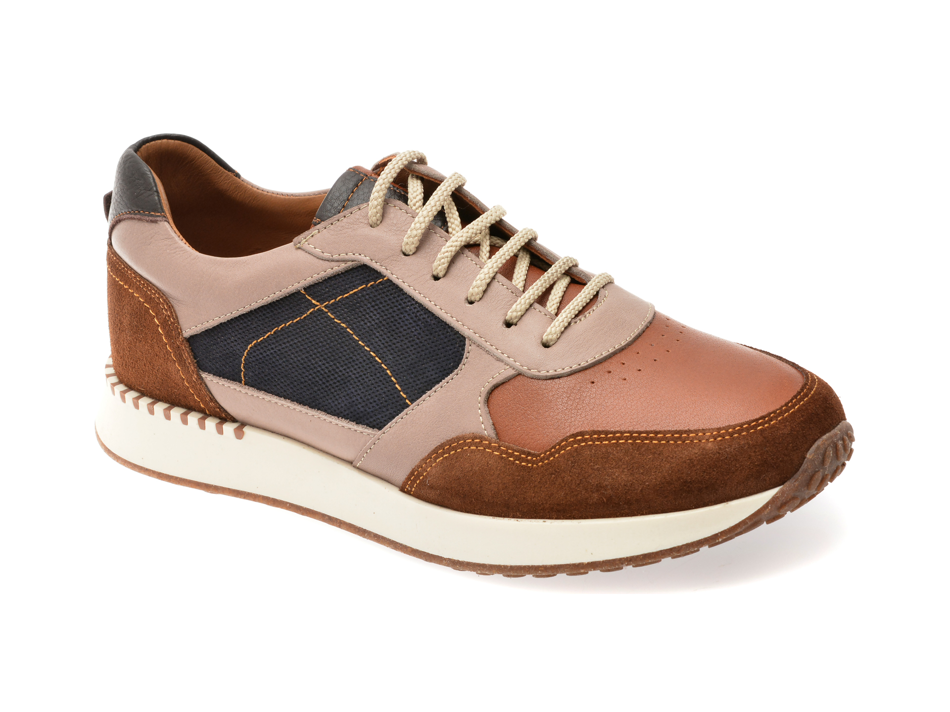 Pantofi Otter Bărbați Piele Naturală Maro
