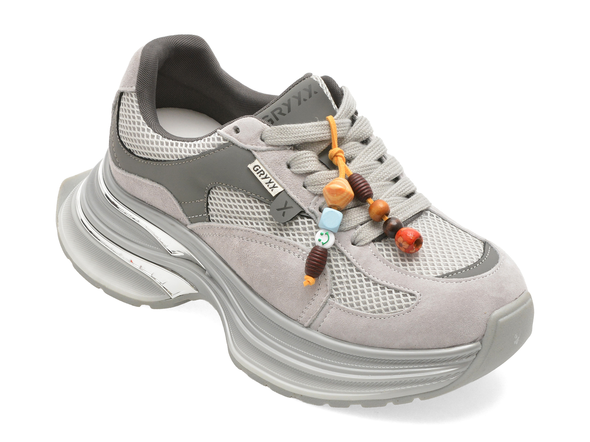 Pantofi Sport GRYXX Gri Nabuc Confort