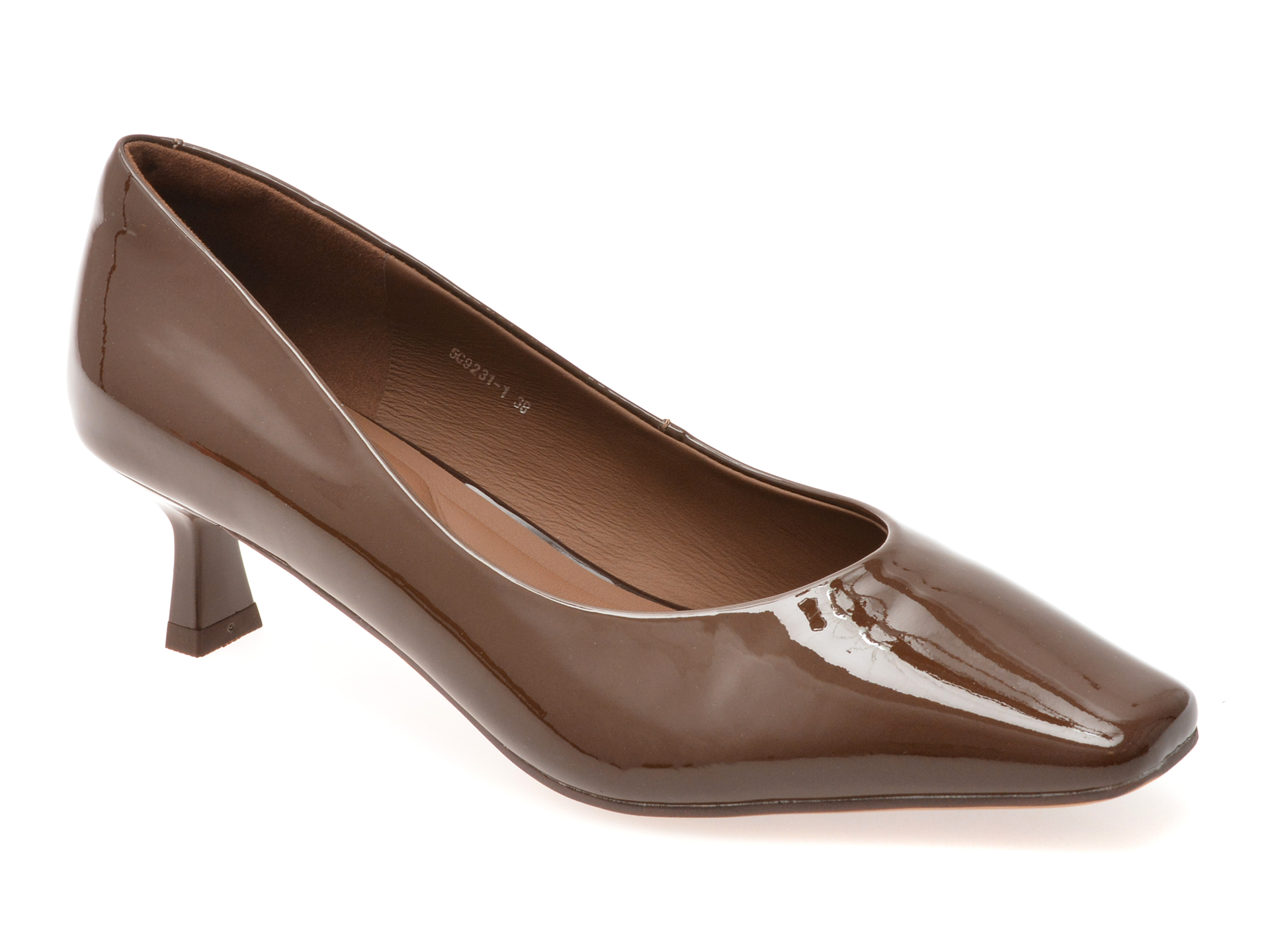Pantofi EPICA eleganți din piele lacuită