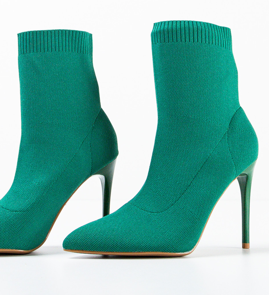 Botine Dama Gluty Verzi - Eleganță și Confort - imagine 3