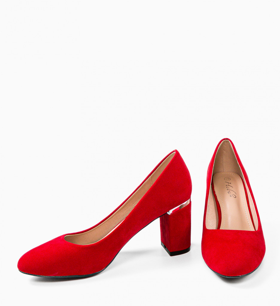 Pantofi Ryouta Rosii - Eleganță și Stil - imagine 4