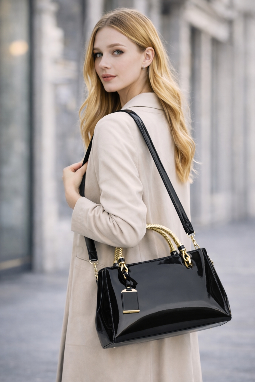 Geanta Dama Nixy GT3210 Negru Delis - imagine 2